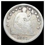 1857 Liberty Seated Half Dime