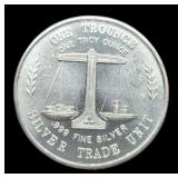 1 Troy Oz. Silver Trade Unit Round