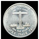 1 Troy Oz. Silver Trade Unit Round