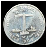 1 Troy Oz. Silver Trade Unit Round