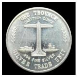 1 Troy Oz. Silver Trade Unit Round
