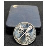 1975 Sterling Silver Bermuda $25 Coin