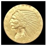 1910 $5 Gold Indian Half Eagle