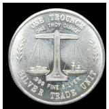 1 Troy Oz. Silver Trade Unit Round