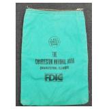 Charleston National Bank Cloth Money Bag
