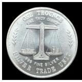 1 Troy Oz. Silver Trade Unit Round