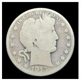 1915-D Barber Half Dollar