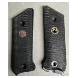 2 - Sets Ruger Mark I/II Black Plastic Grips