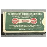Remington Kleanbore .22 Rem Auto Loading Ammo