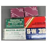 295 rnds .38 Spl Wadcutter Ammo