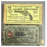 2 - Boxes Antique .32 S&W Ammo