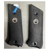 2 - Sets Ruger Mark I/II Checkered Black Grips