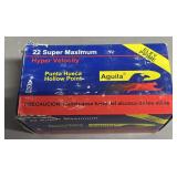 500 rnd Brick Aguila .22 Super Max HP Ammo