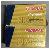 100 rnds Federal 9mm HP Ammo