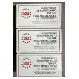 150 rnds Winchester .38 Super Auto +P Ammo