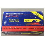 500 rnd Brick Aguila .22 Super Max HP Ammo