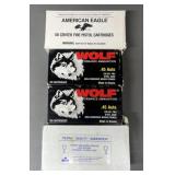 200 rnds .45 Auto Ammo