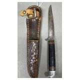 Western Knife & Leather Sheath