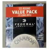 525 rnd Value Pack Federal .22LR Ammo