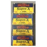4 Boxes Western Super-X .22 Short Ammo