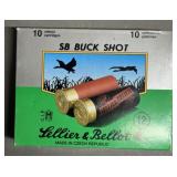 10 rnds Sellier & Bellot 12ga 2 3/4" 00BK Ammo