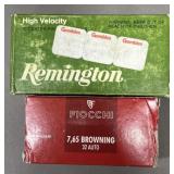 100 rnds .32 Auto Ammo