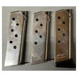 3 - Walther .380 ACP Stainless Magazines