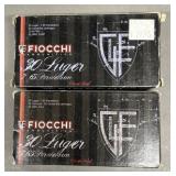 100 rnds Fiocchi .30 Luger Ammo