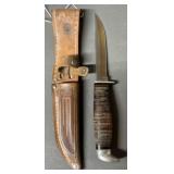 Case XX 3 Finn Knife & Leather Sheath