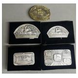 6 - John Deere Belt Buckles