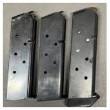 3 - 1911 .45 ACP 6 rnd Magazines