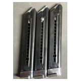 3 - Ruger Mark I .22LR 9 rnd Magazines