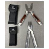 2 - Winchester Multi Tools w/ Nylon Belt Sheaths