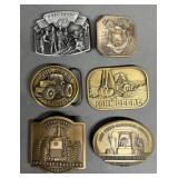 6 - John Deere Belt Buckles