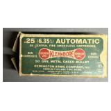 Remington-UMC .25 Auto Ammo