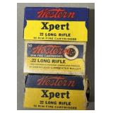 150 rnds Western .22LR Ammo