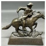 Winchester Metal Horse Sculpture