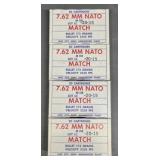 80 rnds Lake City 7.62mm Nato Match Ammo