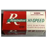 500 rnd Brick Remington Hi-Speed .22LR Ammo