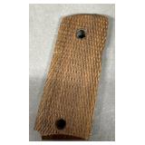 Unknown Checkered Walnut Handgun Grips