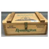 Remington Dovetailed Wood Shotshell Box