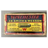 Mixed Box Winchester .38 S&W Ammo