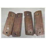 2 - Sets 1911 Checkered Walnut Grips