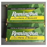100 rnds Remington .38 Spl +P HP Ammo