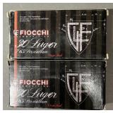 100 rnds Fiocchi .30 Luger Ammo