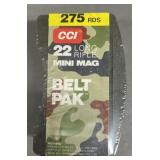 275 rnd Belt Pack CCI .22LR Mini Mag Ammo