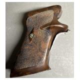 Franzite Colt Woodman Checkered Plastic Grips