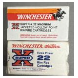 100 rnds Winchester .22 Magnum Ammo