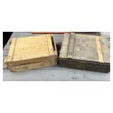 2 Wood Ammo Crates