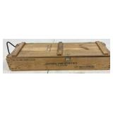Large 105mm Wood Shell Crate